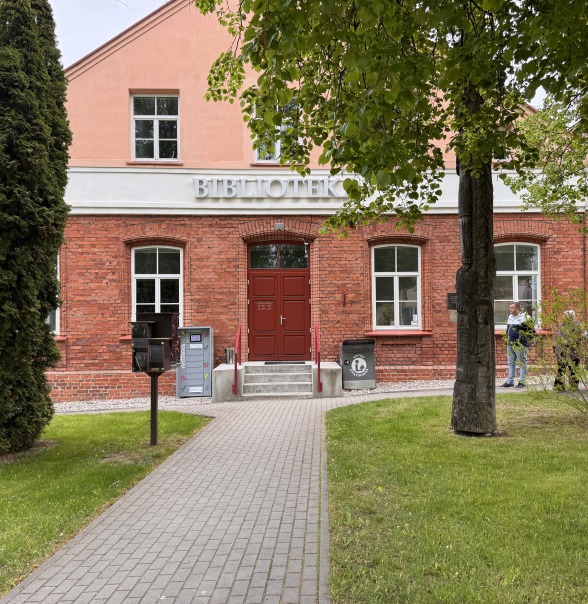 Namas kuriame mokėsi Konstancija, dabar Vilkaviškio viešoji biblioteka